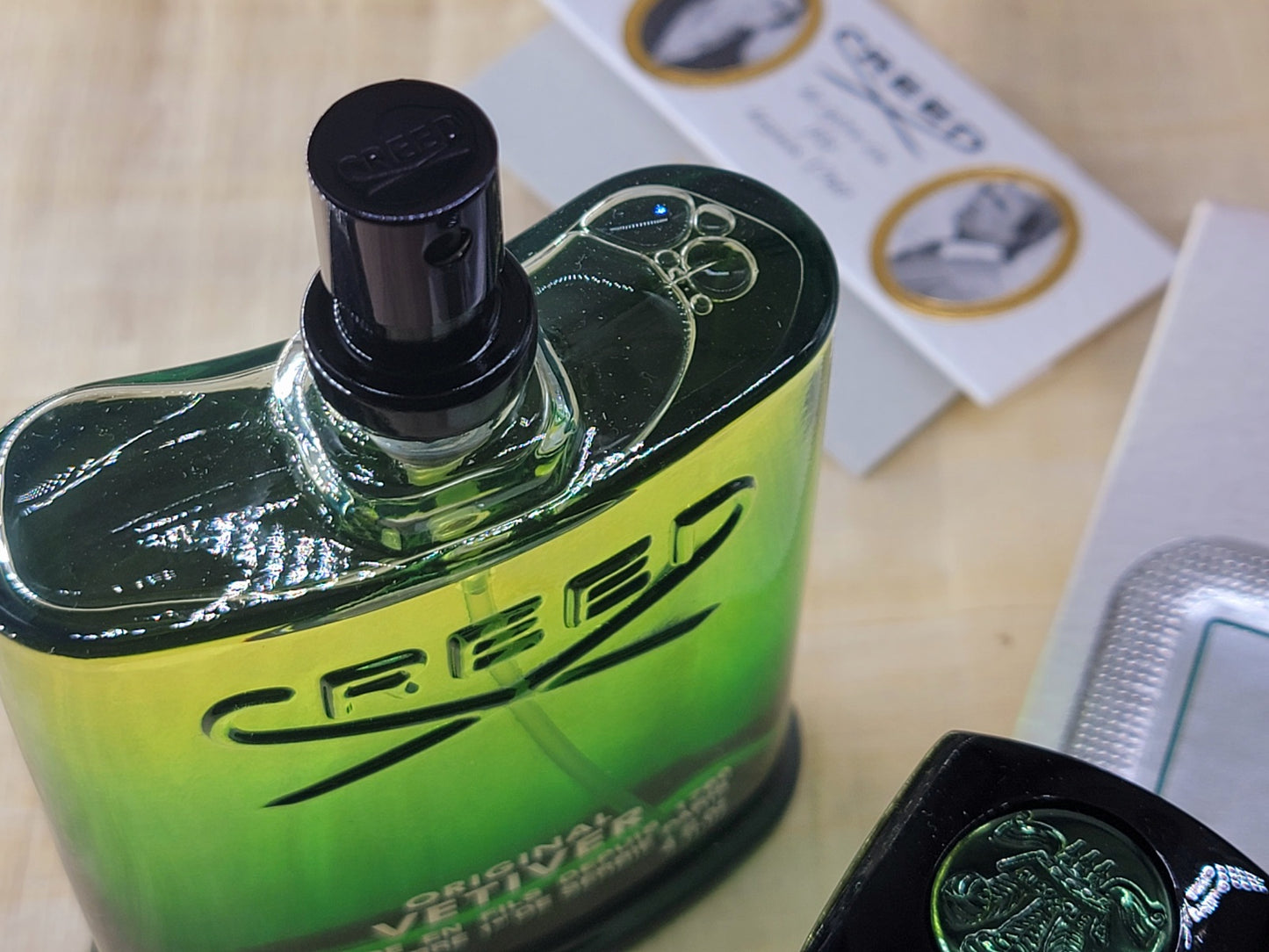 Original Vetiver Creed (Batch 2004 First Edition) for Unisex EDT Spray 120 ml 4 oz, Vintage, Rare
