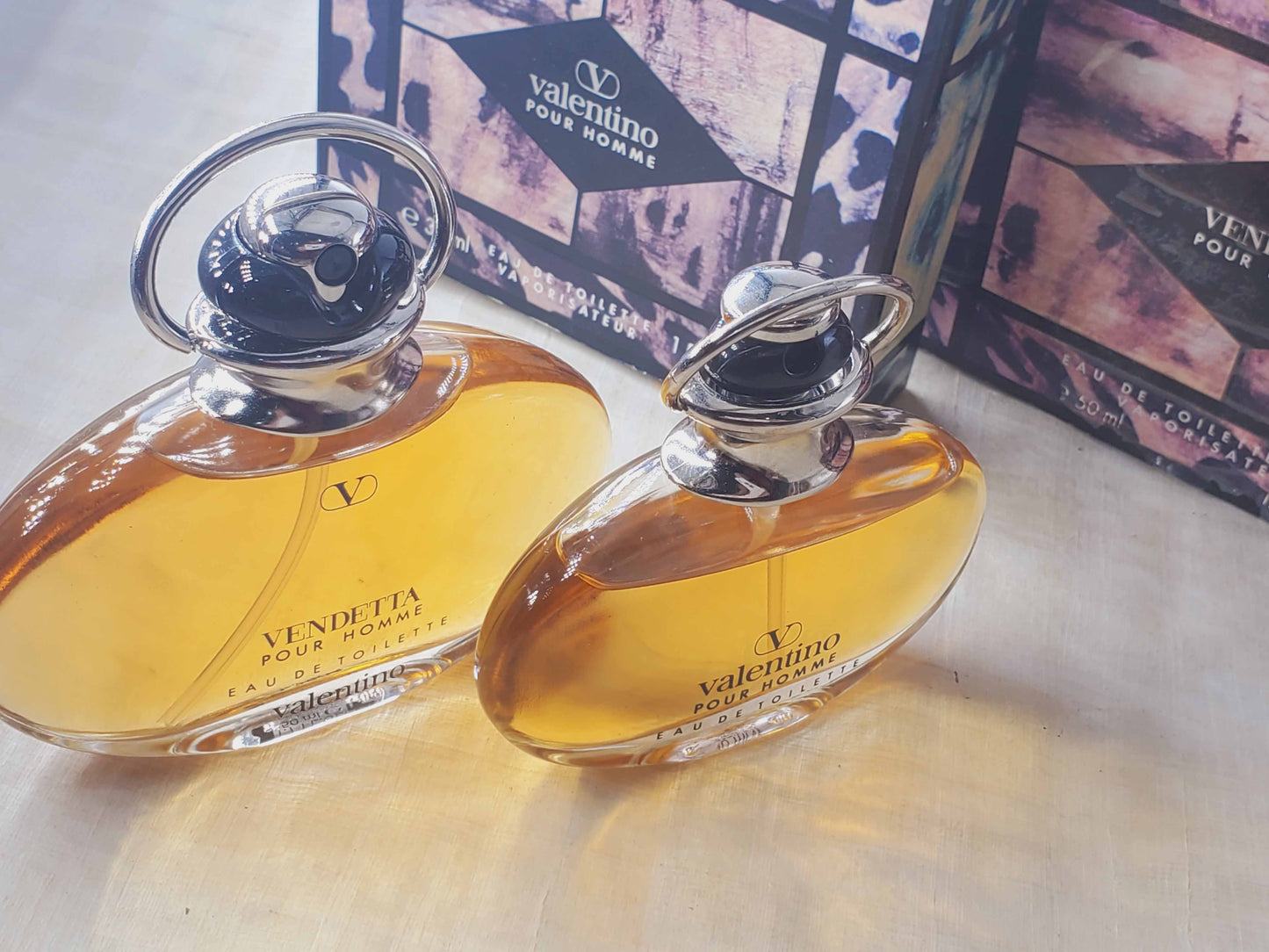 Vendetta Uomo Valentino for men EDT Spray 50+30 ml 2.6 oz, Vintage, Rare, As Pic