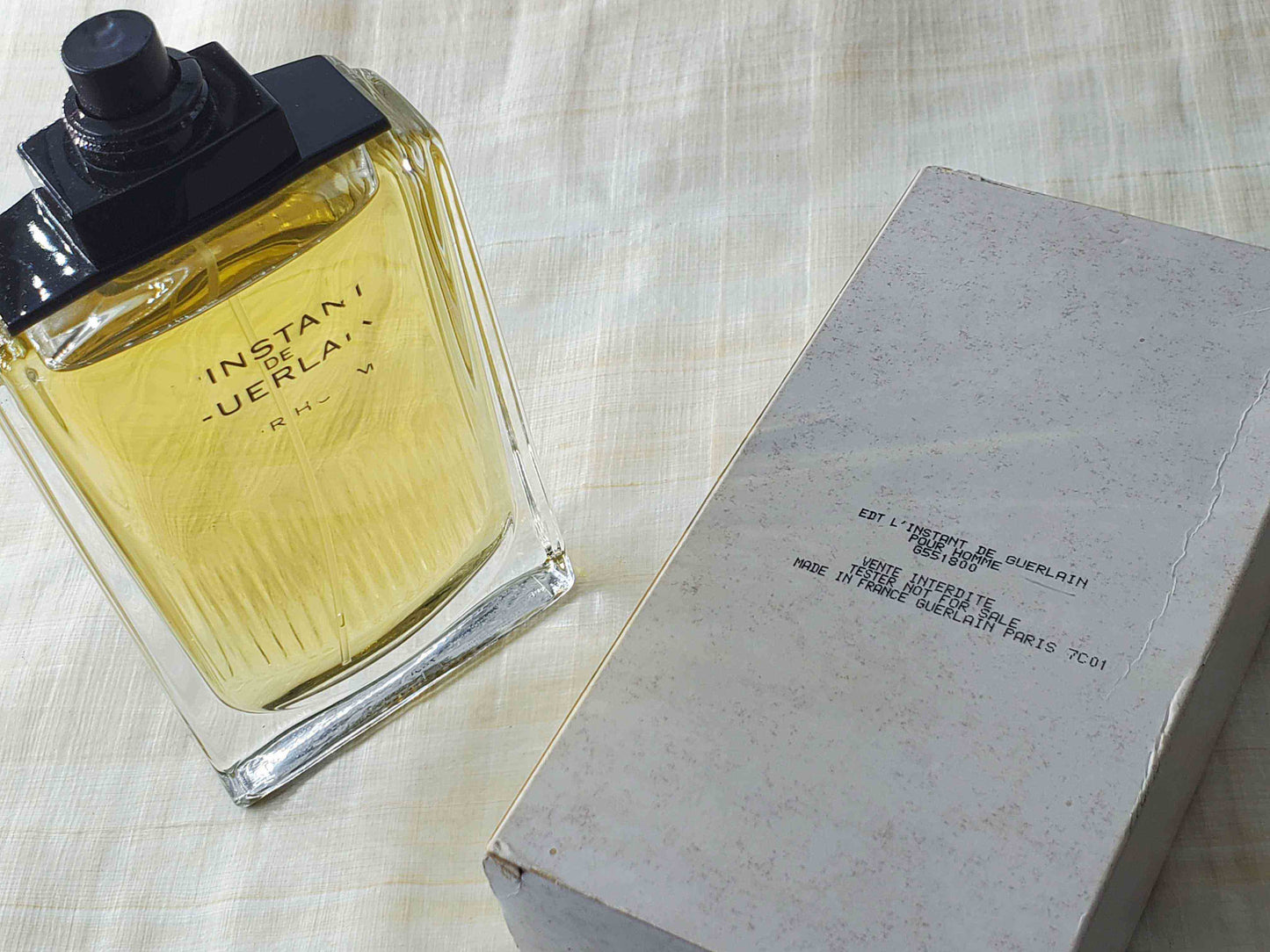 L'Instant de Guerlain pour Homme for men EDT Spray 125 ml 4.2 oz NIB Or Tester, Rare, Vintage