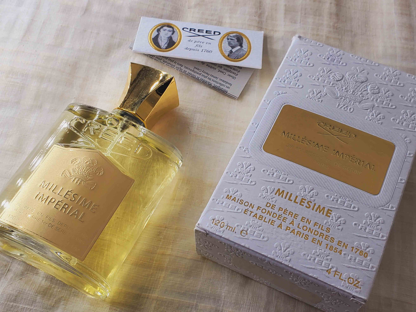 Millésime Impérial Creed for Unisex EDP Spray 120 ml 4 oz, Very Rare, Vintage 2007 Batch AD02S07
