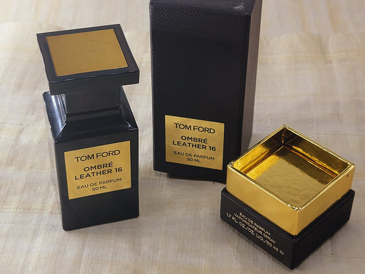 Ombre Leather 16 Tom Ford Unisex EDP Spray 50 ml 1.7 oz, Rare, Vintage, As Pics