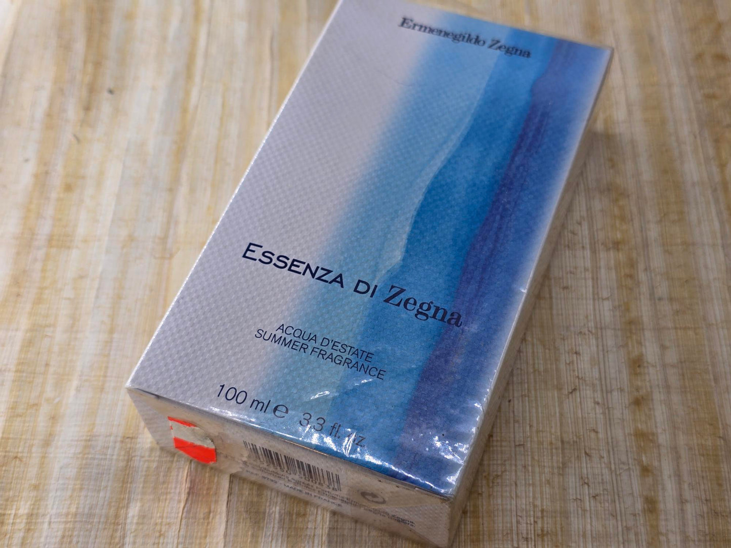 Acqua D'Estate Essenza Ermenegildo Zegna for men EDT Spray 100 ml 3.4 0z, Vintage, Rare, Sealed