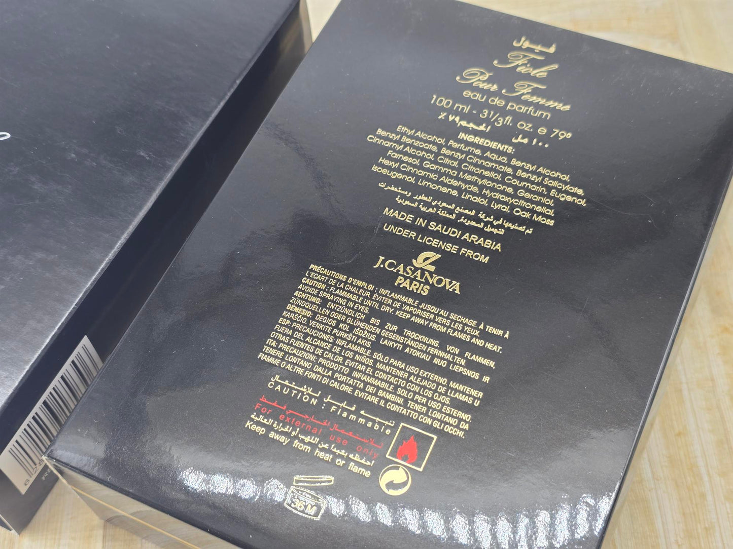 Fiole J. Casanova for women EDP Spray 100 ml 3.4 oz, Vintage, Rare, Sealed