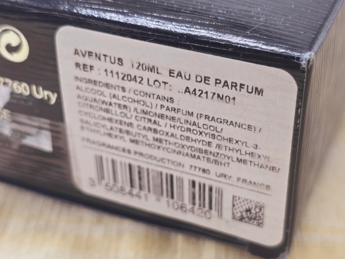 Aventus by Creed EDP Spray (2017 17N01) 120 ml 4 oz, Ultra Rare, Vintage, 100% Authentic!, Used As Pics