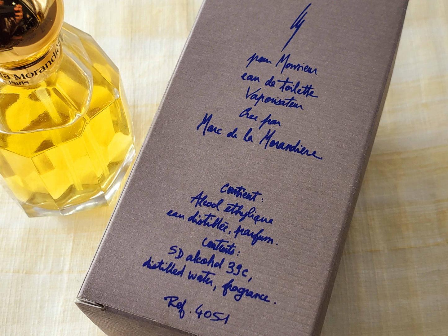 M pour Monsieur Marc de la Morandiere for men EDT Spray 50 ml 1.7 oz, Vintage, Very Rare