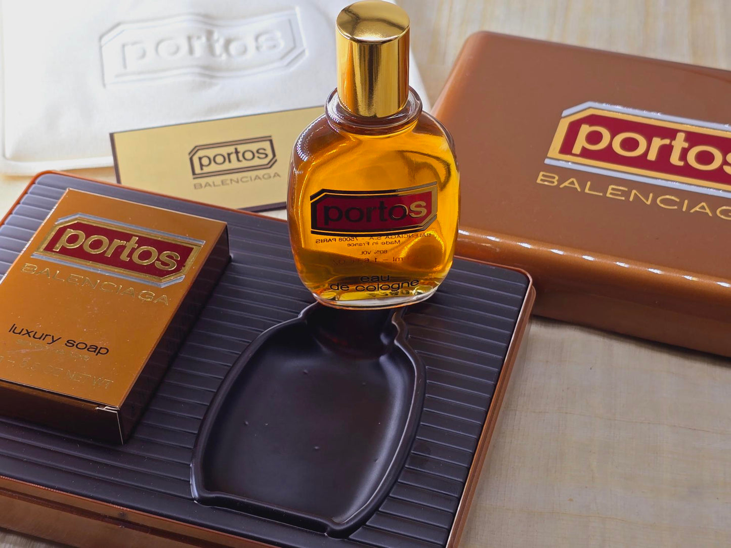 Portos Balenciaga for men EDT Splash 50 ml 1.7 oz, Vintage, Rare, Set