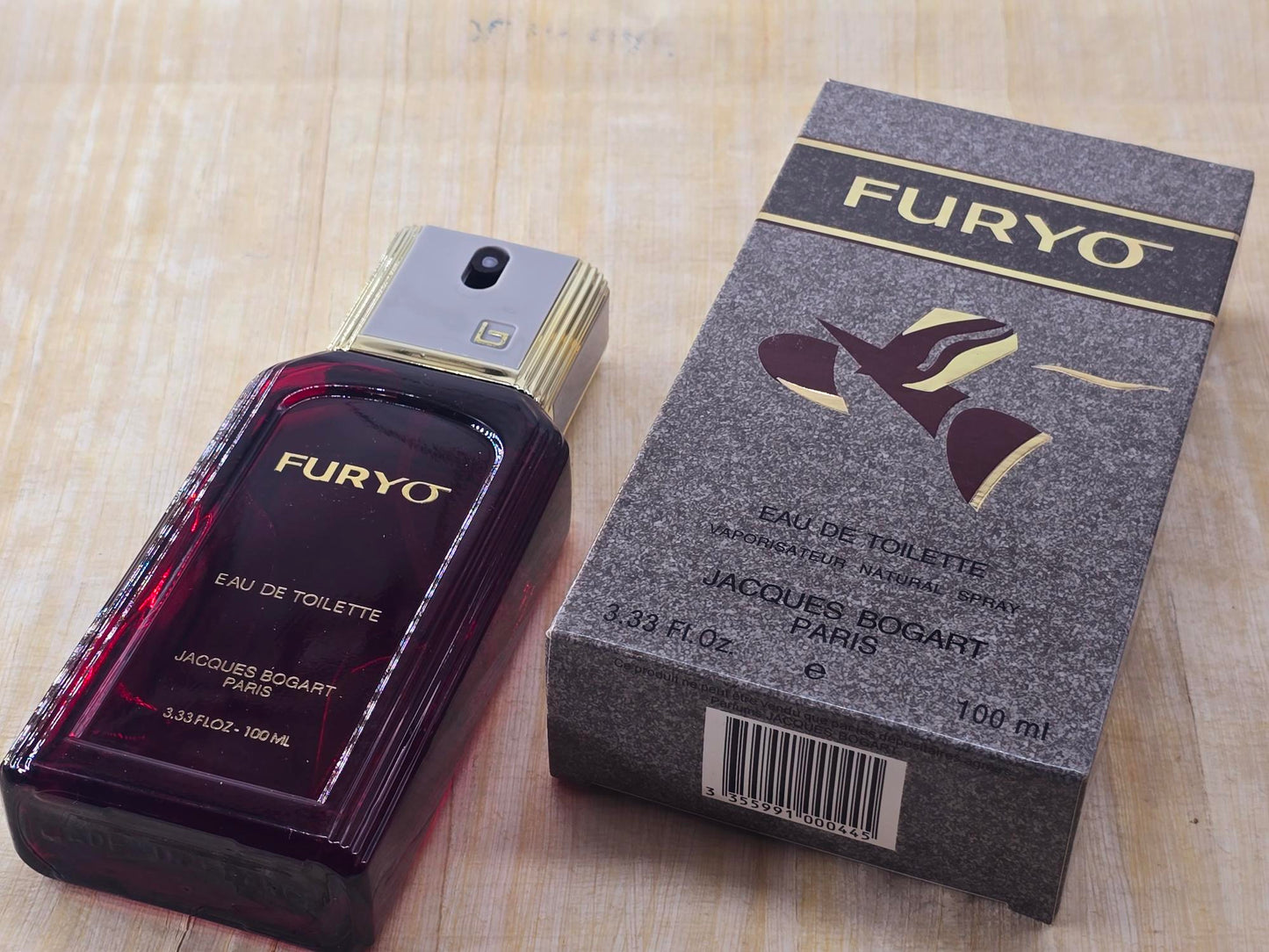 Furyo Jacques Bogart for men EDT Spray 100 ml 3.4 oz, Vintage, Rare