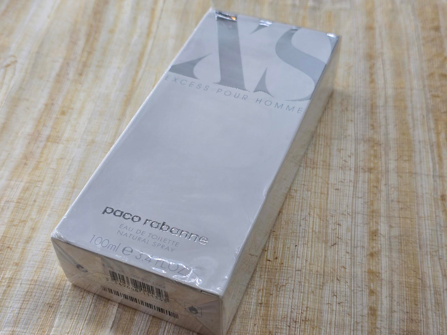 XS Rabanne for men EDT Spray 100 ml 3.4 oz, Vintage, Rare, Sealed
