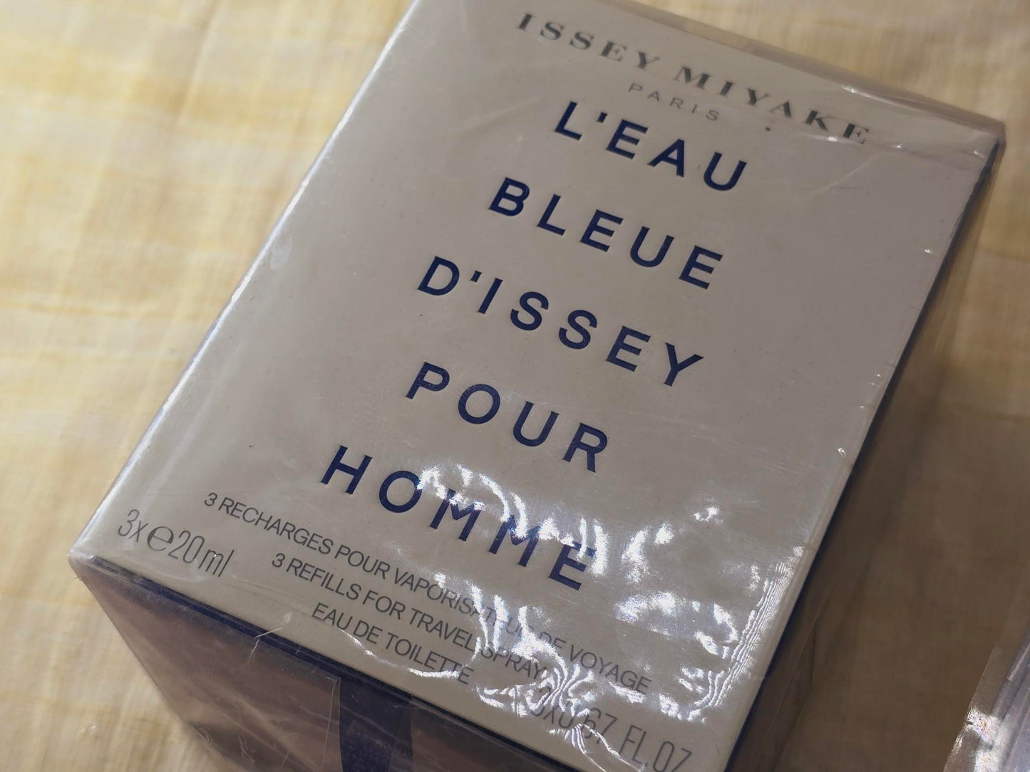 L'Eau Bleue d'Issey Pour Homme Issey Miyake for men EDT Travel Spray 20 ml X 5, Vintage, Rare, Sealed