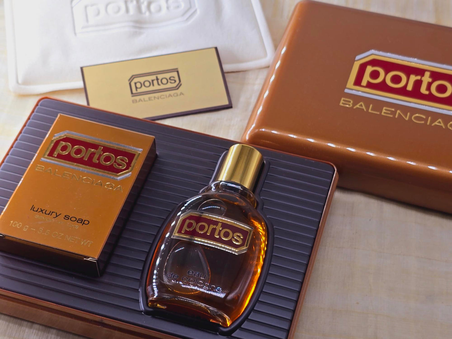 Portos Balenciaga for men EDT Splash 50 ml 1.7 oz, Vintage, Rare, Set