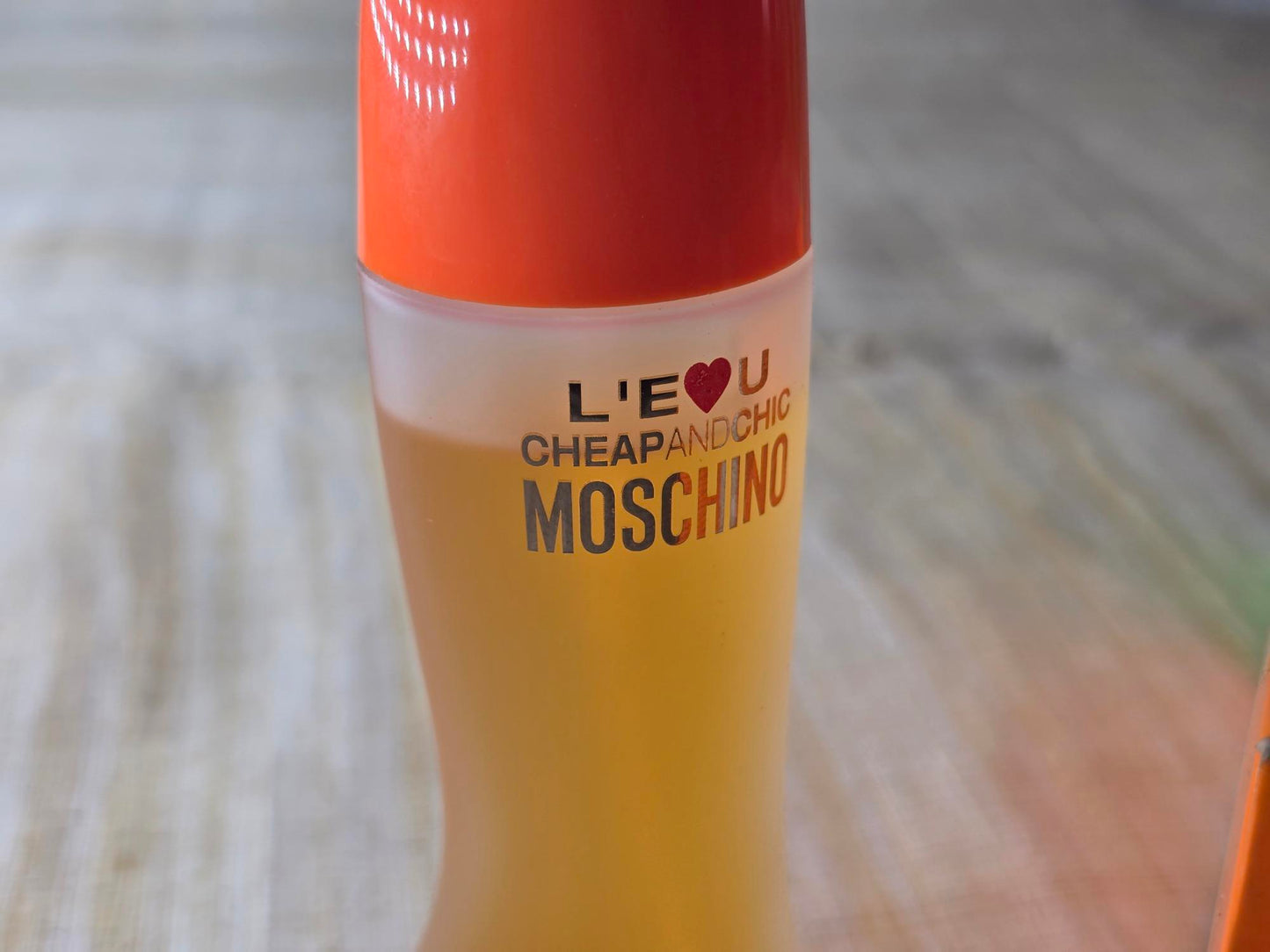 L'Eau Cheap and Chic Moschino for women EDT Spray 25 ml 0.8 oz – Rare, Vintage, Original Bottle As Pic