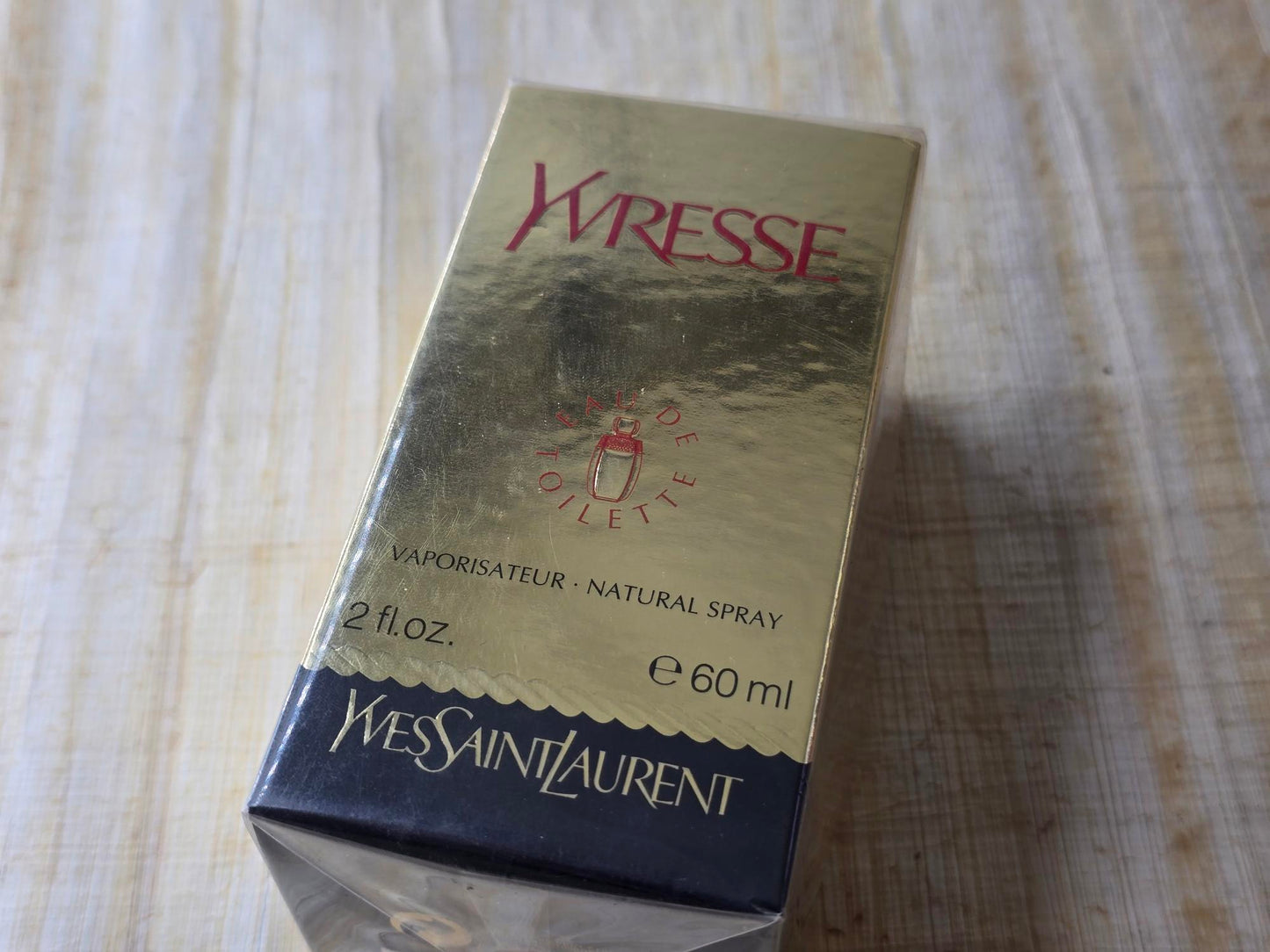 Yvresse (Champagne) Yves Saint Laurent for women EDT Spray 75 ml 2.5 oz - Rare, Vintage, Original Bottle Sealed