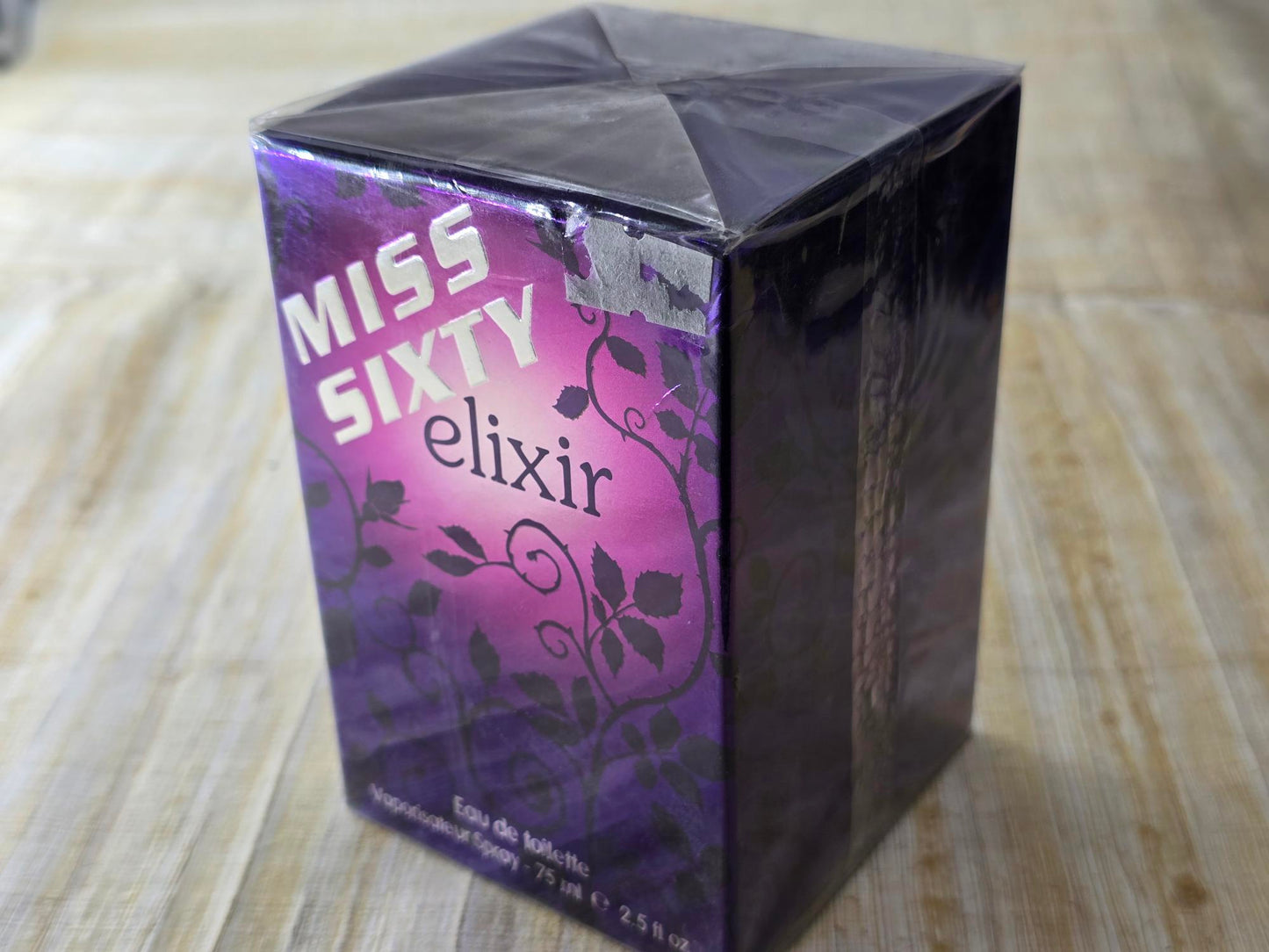 Miss Sixty Elixir Miss Sixty for women EDT Spray 75 ml 2.5 oz, Vintage, Rare, Sealed
