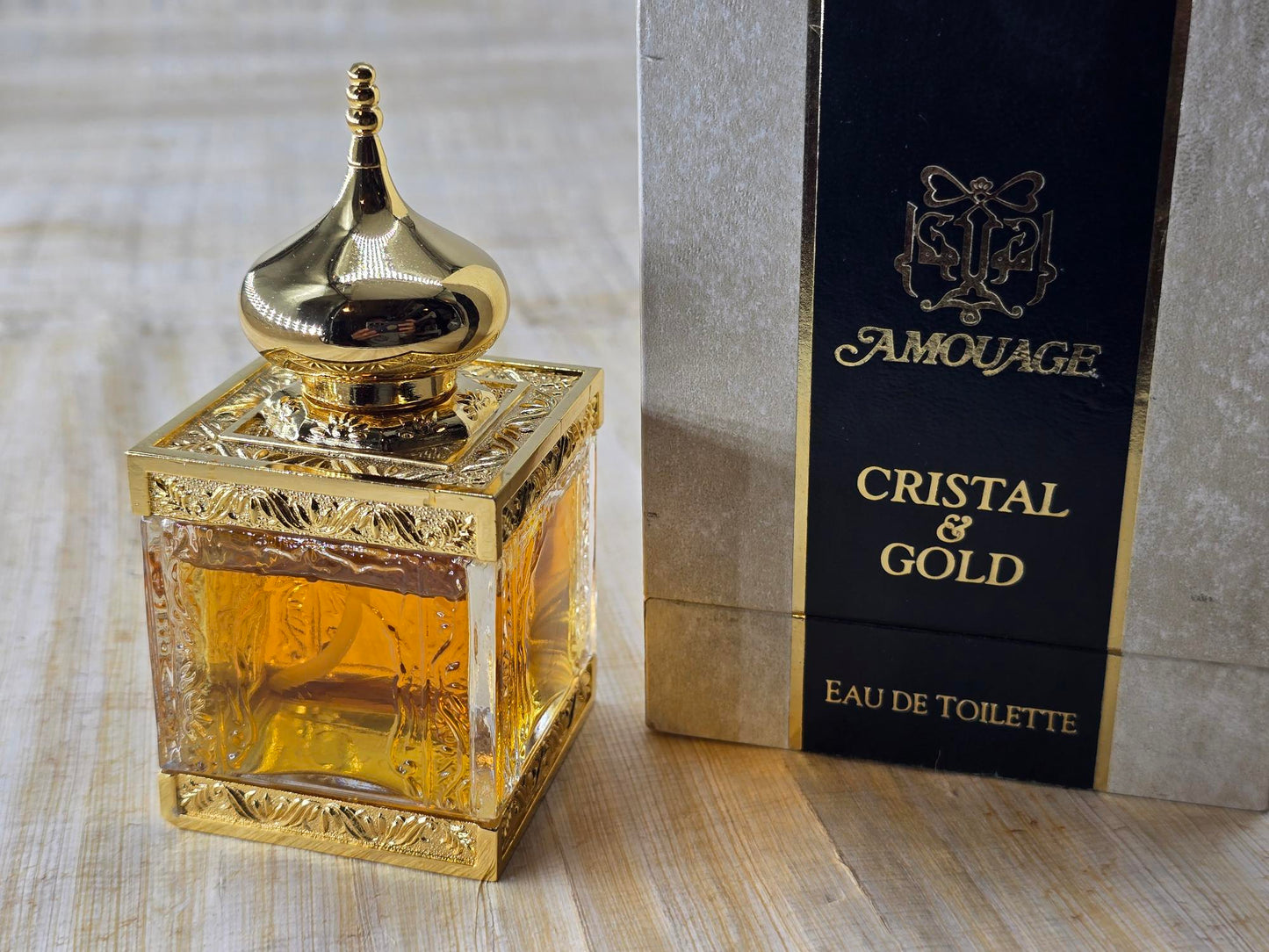 Cristal & Gold Woman Amouage for women EDP Spray 50 ml 1.7 oz, Vintage, Rare, As Pics