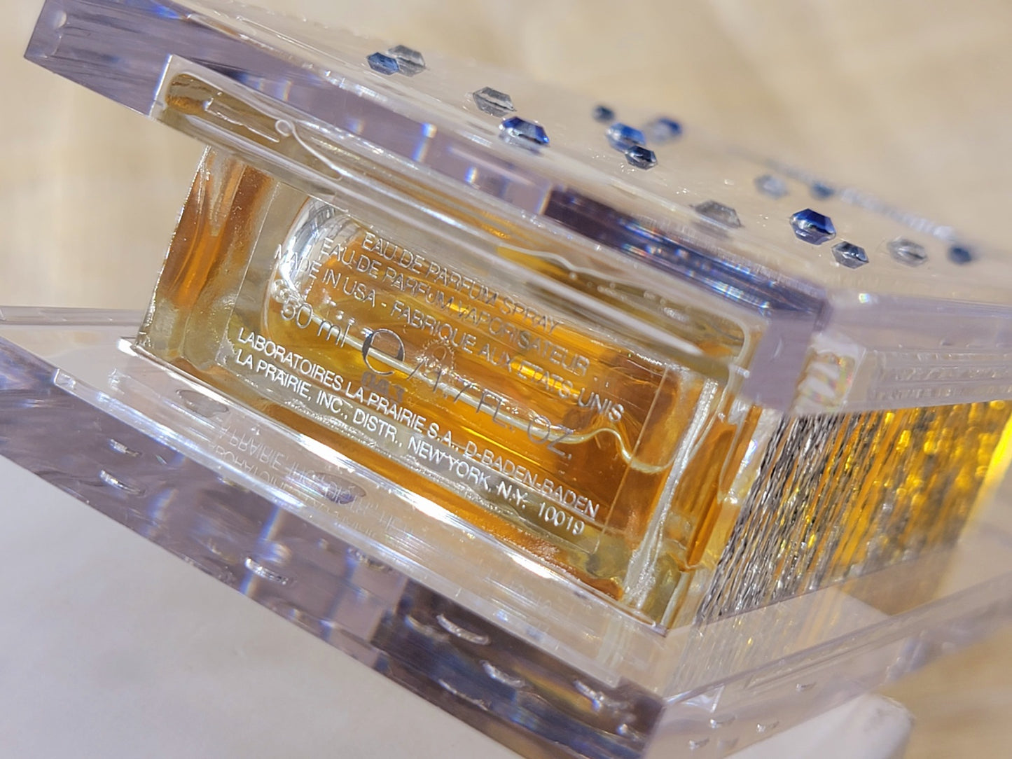 Life Threads Sapphire La Prairie for women EDP Spray 50 ml 1.7 oz, Vintage, Rare, Tester, As Pics