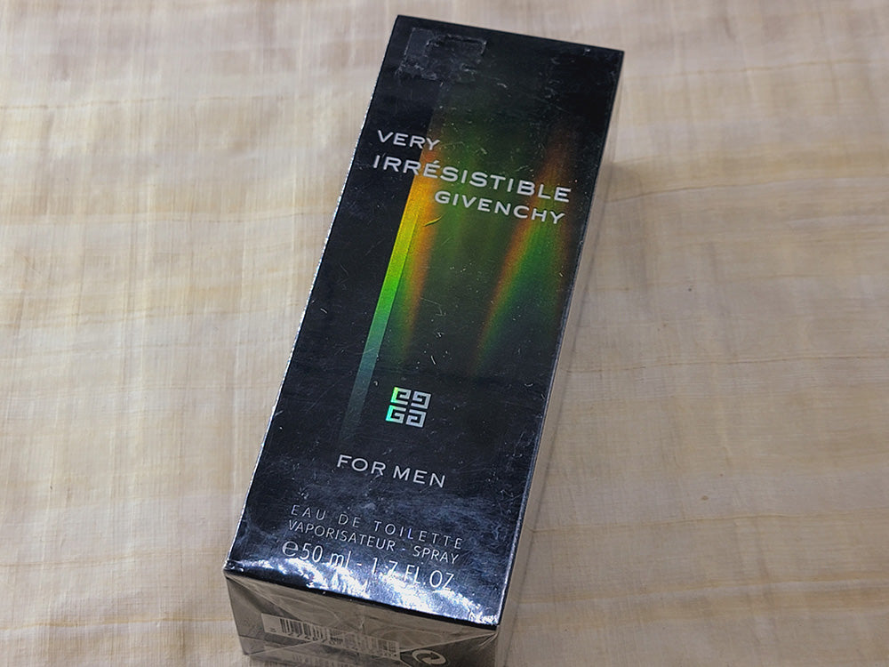 Very Irresistible for men Givenchy EDT Spray 100 ml 3.4 oz Or 50 ml 1.7 oz, Vintage, Rare, Sealed