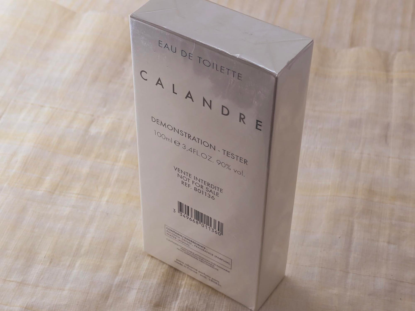 Calandre Paco Rabanne for women EDT Spray 100 ml 3.4 oz, Vintage, Rare, Sealed, Tester