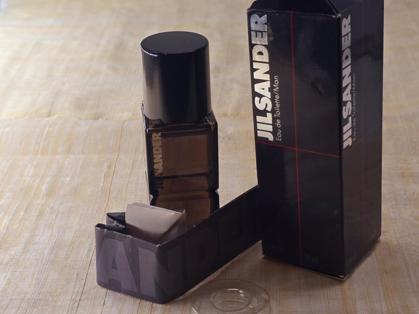 Jil Sander Man I (Man Pure) for men EDT Splash 50 ml 1.7 oz, Vintage Made In West Germany , Ultra Rare
