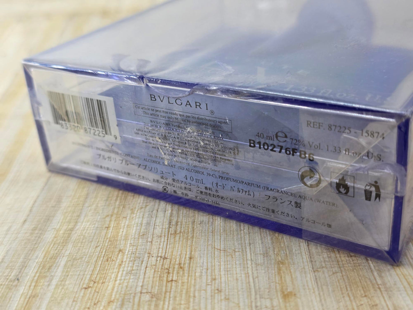 BLV Absolute Bvlgari for women EDP Concentree Spray 40 ml 1.33 oz, Vintage, Rare, Sealed