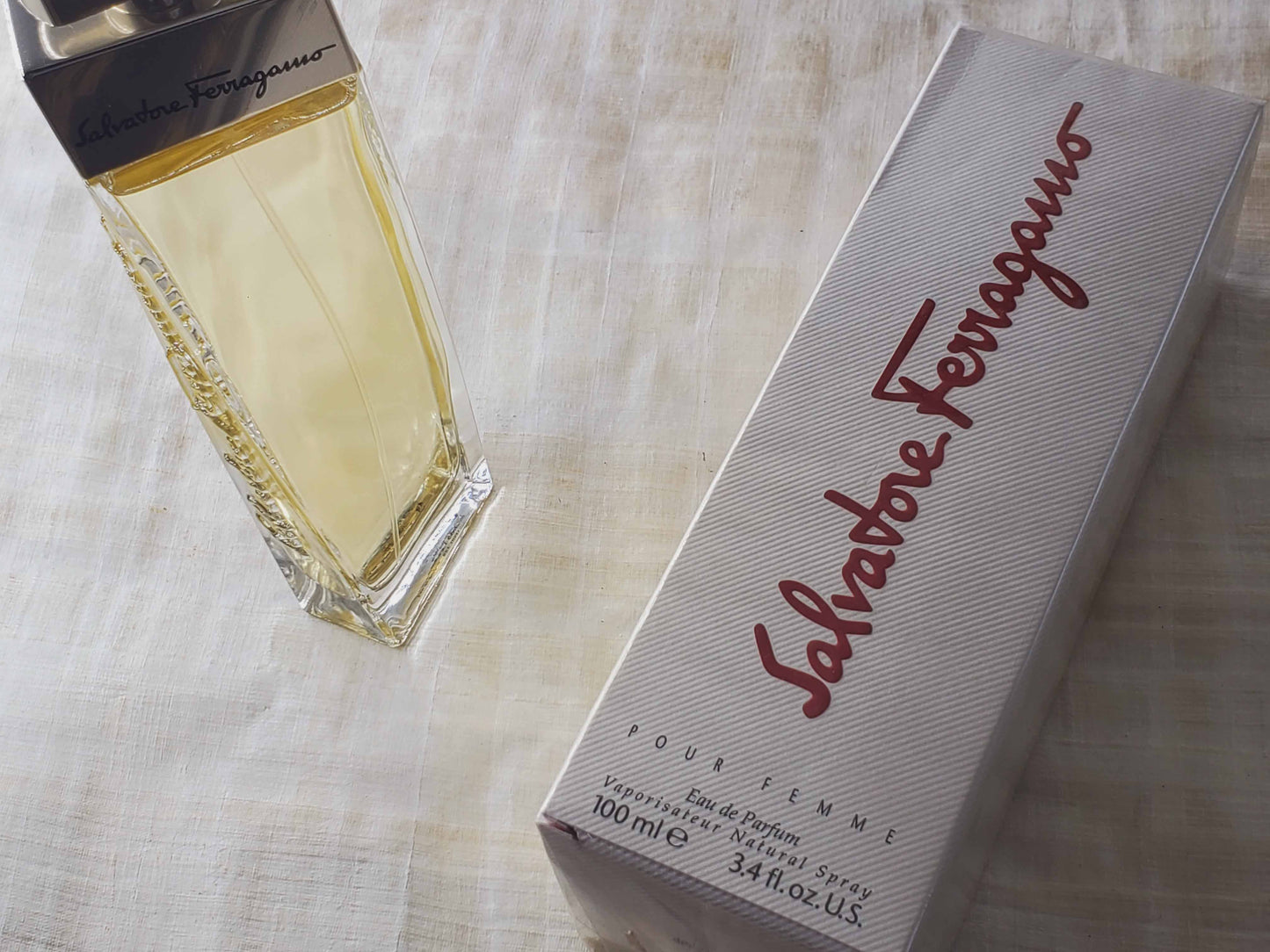 Salvatore Ferragamo pour Femme for women EDT Spray 100 ml 3.4 oz, Vintage, Rare