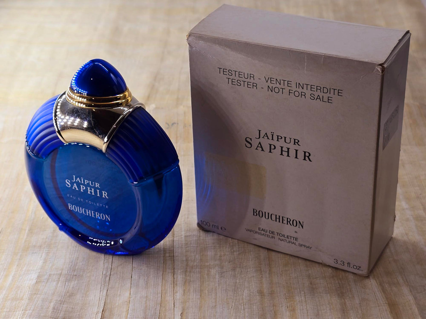 Jaipur Saphir Boucheron for women EDT Spray 100 ml 3.4 oz, Vintage, Rare, Tester