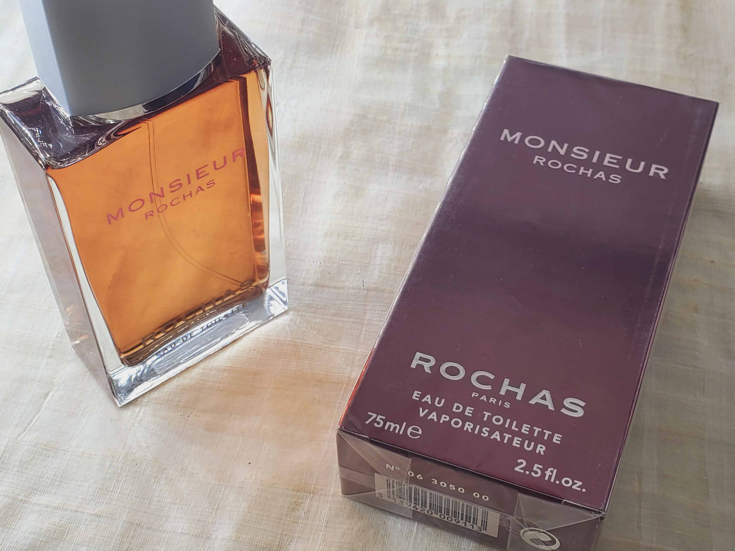 Monsieur Rochas for men EDT Spray 75 ml 2.5 oz, Rare, Vintage, Sealed