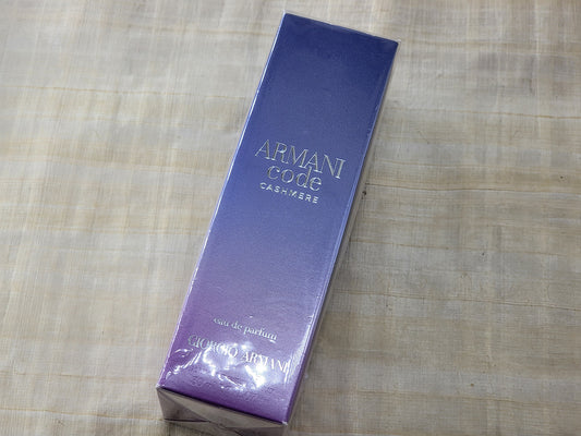 Armani Code Cashmere Giorgio Armani for women EDP Spray 50 ml 1.7 oz, Rare, Vintage, Sealed