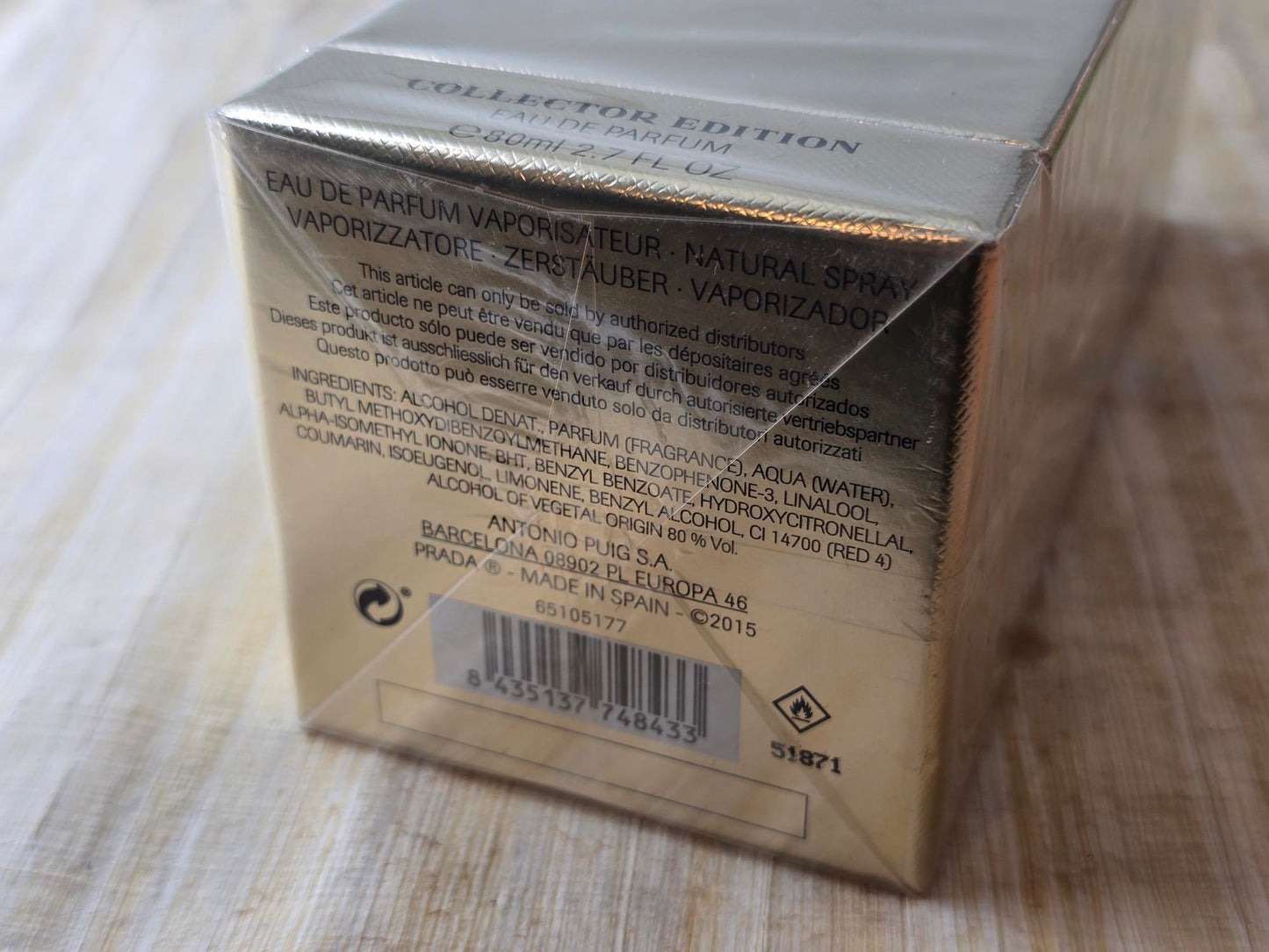 Prada Candy Collector's Edition Prada for women EDP Spray 80 ml 2.7 oz, Rare, Vintage, Sealed