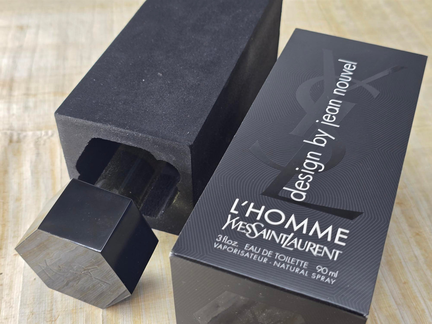 L'Homme Yves Saint Laurent design by Jean Nouvel Yves Saint Laurent for men EDT Spray 90 ml 3 oz, Vintage, Rare, Sealed