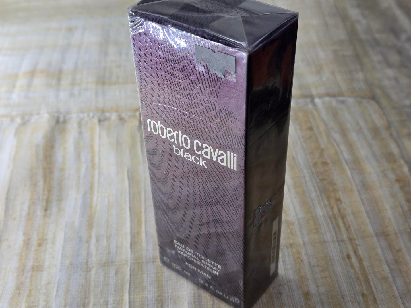 Roberto Cavalli Black for men EDT Spray 100 ml 3.4 oz OR 50 ml 1.7 oz, Vintage, Rare, Sealed
