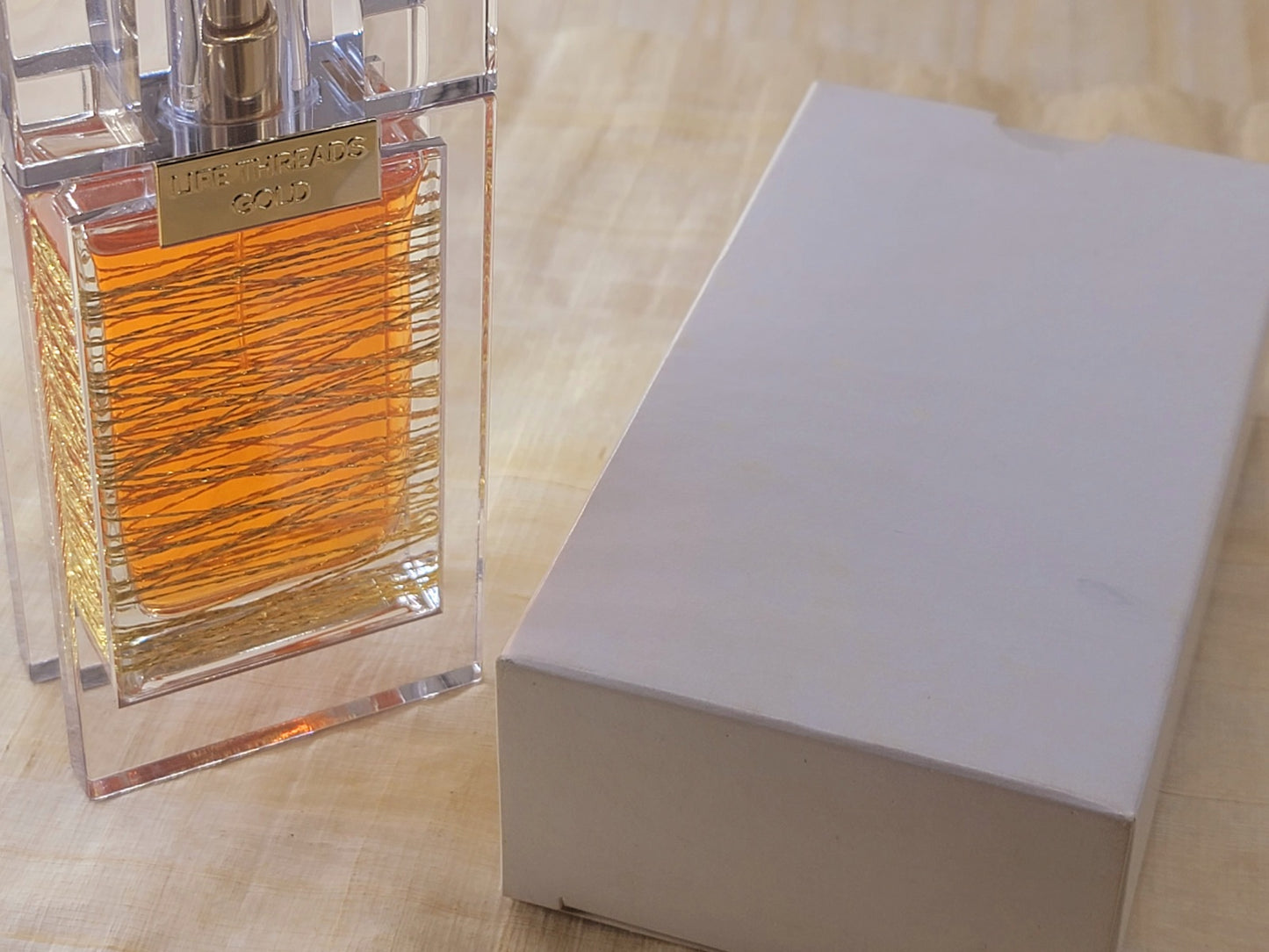 Life Threads Gold La Prairie for women EDP Spray 50 ml 1.7 oz, Vintage, Rare, Tester, As Pics