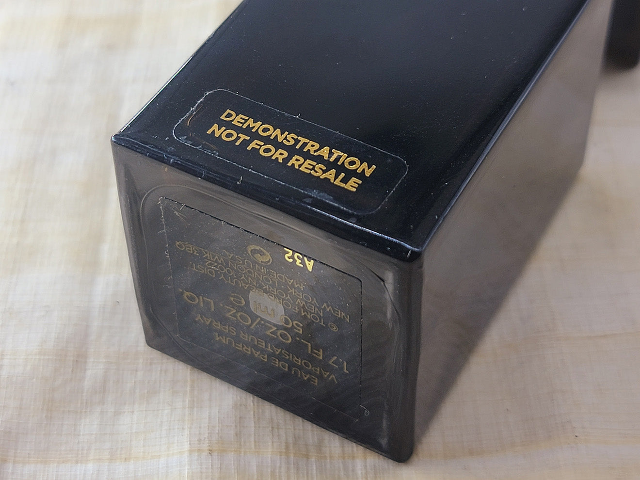 Black Violet Tom Ford for Unisex EDP Spray 50 ml 1.7 oz, Rare, Vintage, Tester, Used As Pics