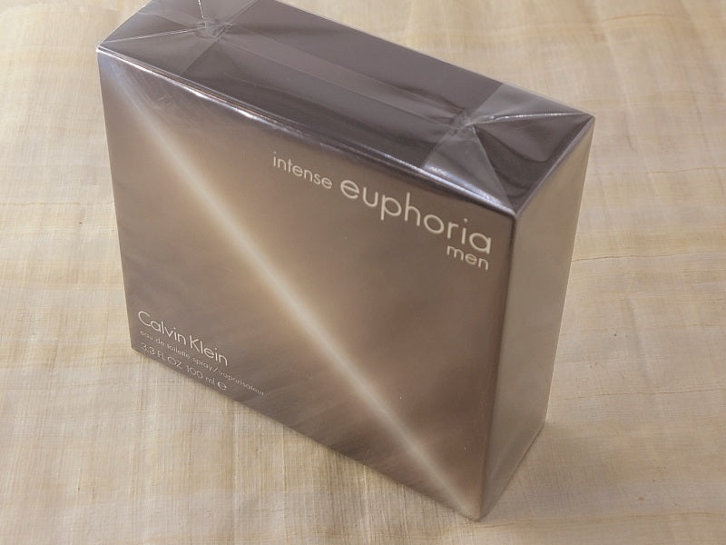 Euphoria Men Intense Calvin Klein for men EDT Spray 100 ml 3.4 oz, Vintage, Rare, Sealed