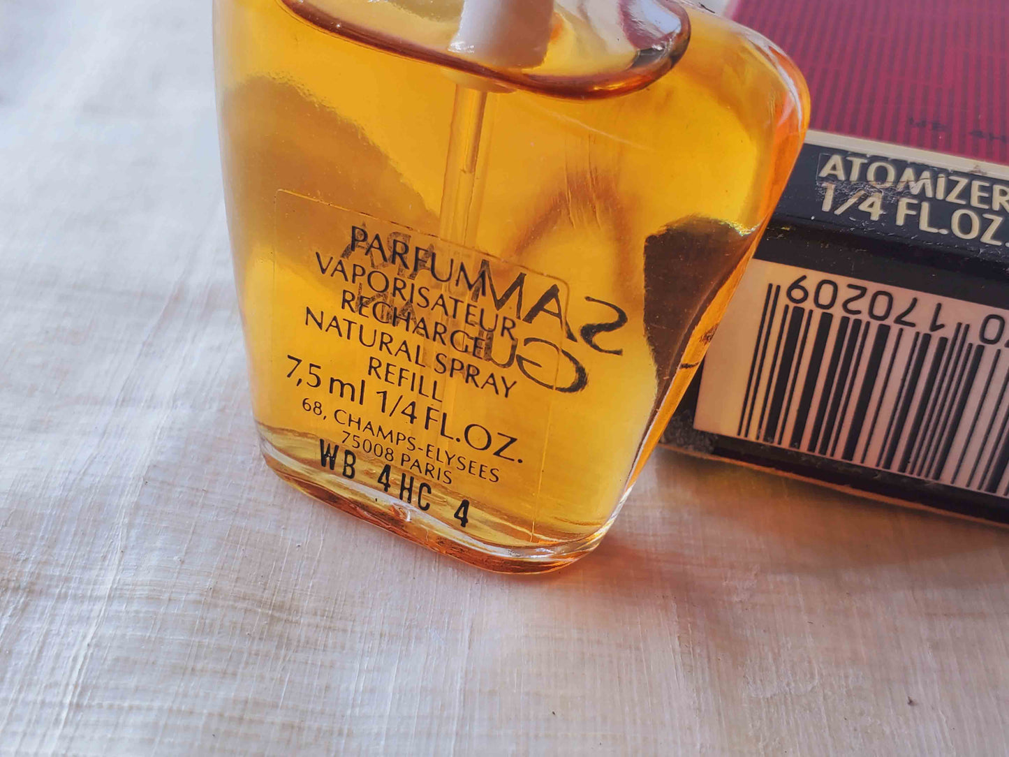 Samsara Guerlain (1989) for women Parfum Extrait Spray 7,5 ml 0,25 oz, Recharge, Vintage, Rare