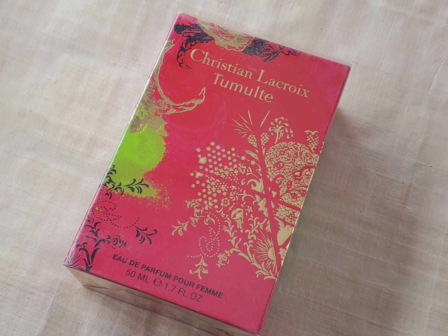 Christian Lacroix Tumulte for Women EDP Spray 100 ml 3.4 oz OR 50 ml 1.7 oz, Vintage, Rare, Sealed