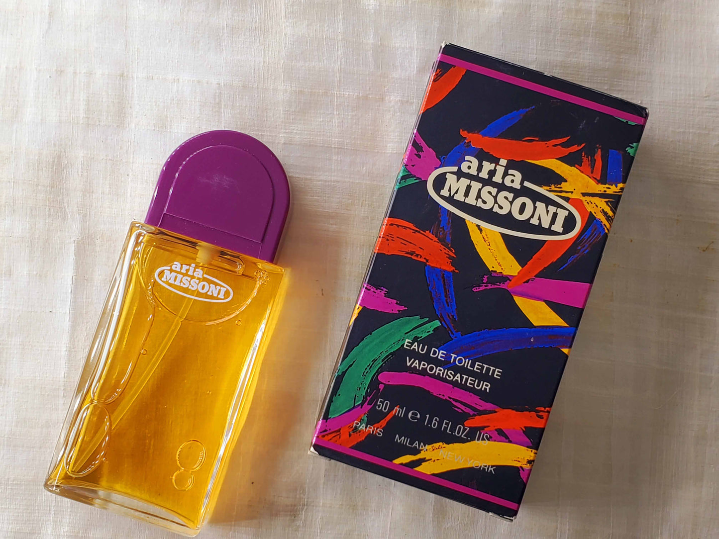 Aria Missoni for women EDT Spray 100 ml 3.4 oz OR 50 ml 1.7 oz, Rare, Vintage