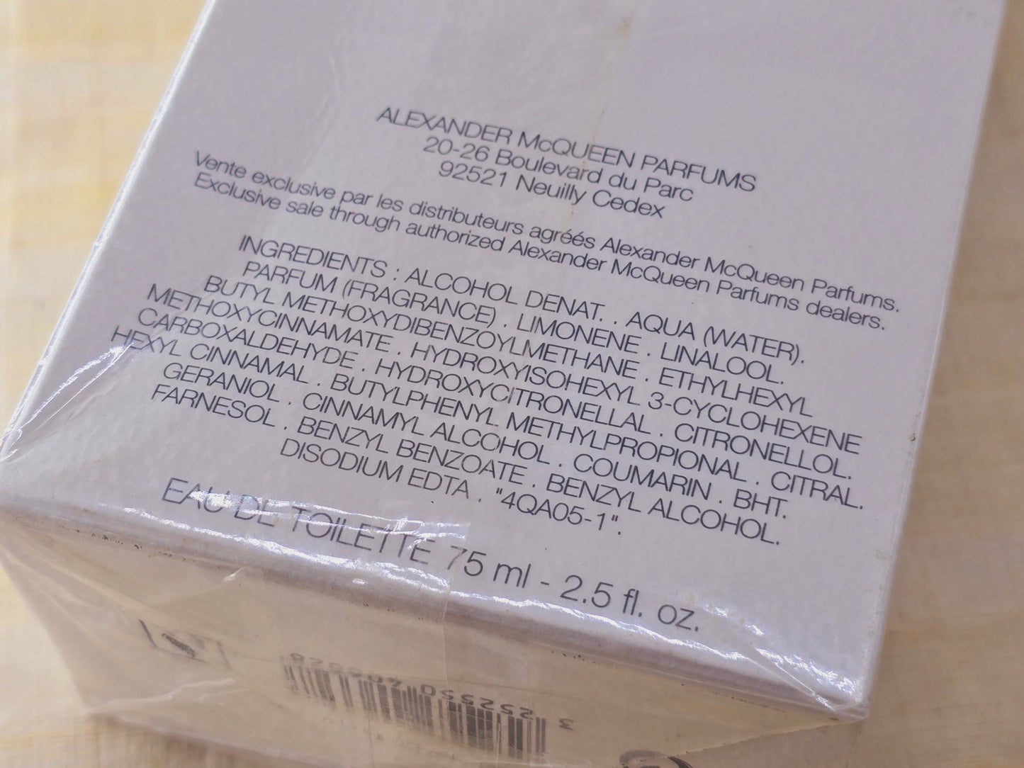 Kingdom By Alexander McQueen EDT Spray 75 ml 2.5 oz, Vintage, Rare, Sealed