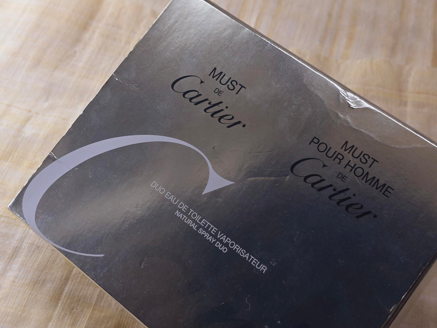 Must de Cartier for Women EDT Spray 30 ml 1 oz + Must de Cartier Pour Homme EDT Spray 30 ml 1 oz, Rare, Vintage