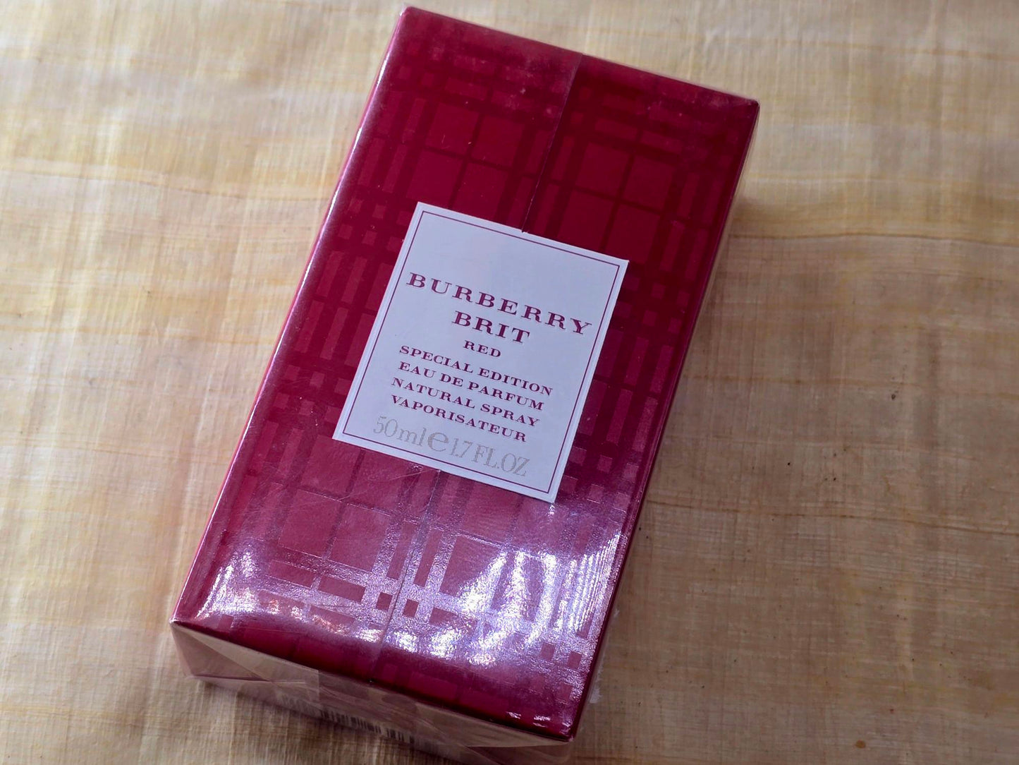 Burberry Brit Red for women EDP Spray 100 ml 3.4 oz OR 50 ml 1.7 oz, Vintage, Rare, Sealed