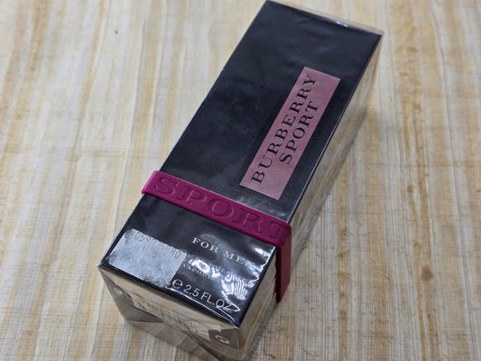 Burberry Sport for Men EDT Spray 75 ml 2.5 oz Or 50 ml 1.7 oz, Vintage, Rare, Sealed