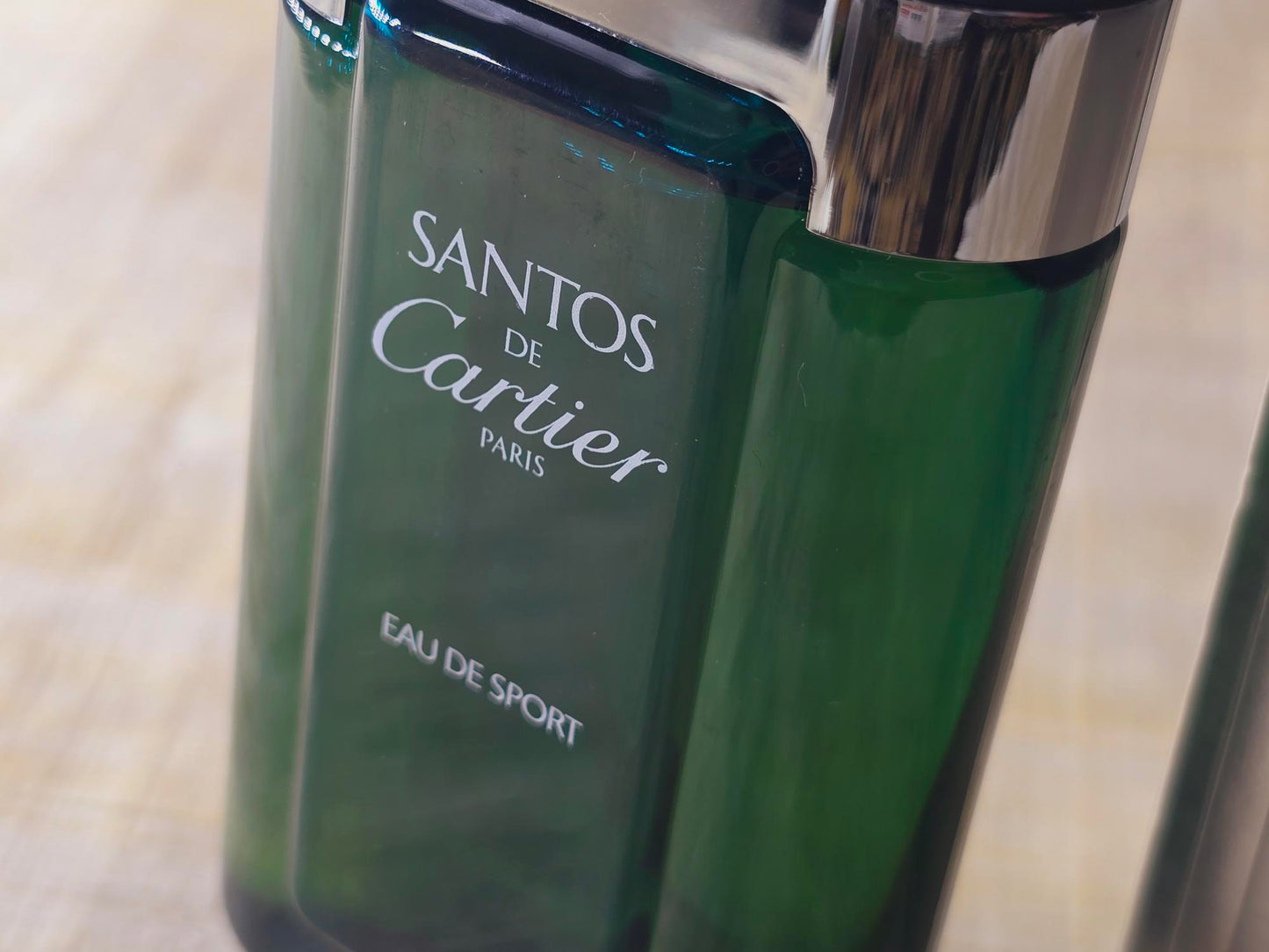 Santos Eau de Sport Cartier for men EDT Spray 100 ml 3.4 oz, Rare, Vintage, As Pics