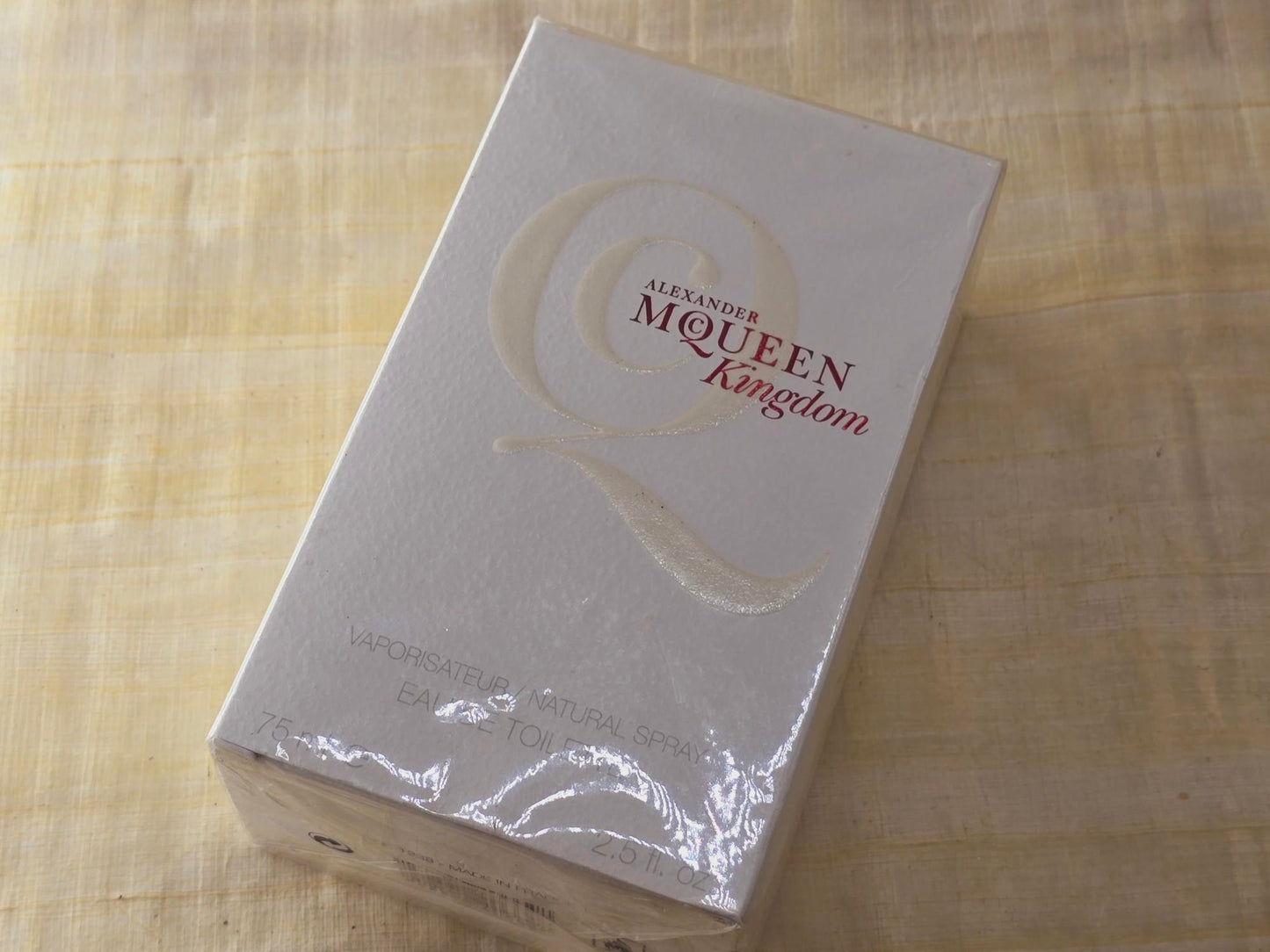 Kingdom By Alexander McQueen EDT Spray 75 ml 2.5 oz, Vintage, Rare, Sealed
