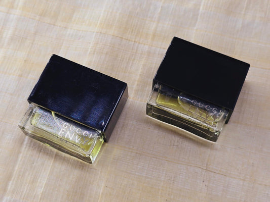 Gucci Envy For Men EDT MINI SPLASH 3 ml 0.1 oz X 2 Pieces, Vintage, Rare
