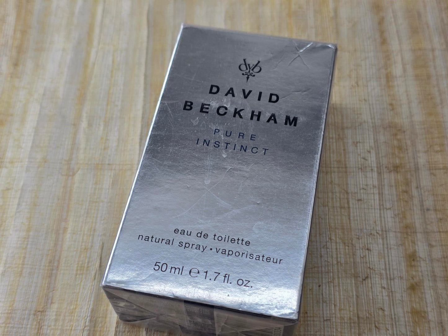 Pure Instinct David Beckham for men EDT Spray 50 ml 1.7 oz, Vintage, Rare, Sealed