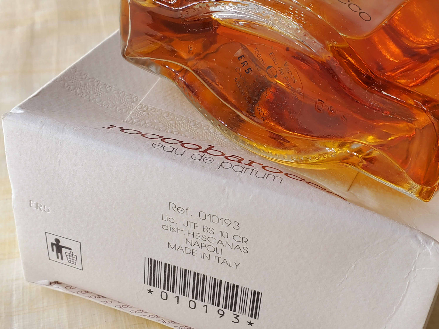 Joint pour Femme Roccobarocco for women EDP Spray 100 ml 3.4 oz, Vintage, Rare