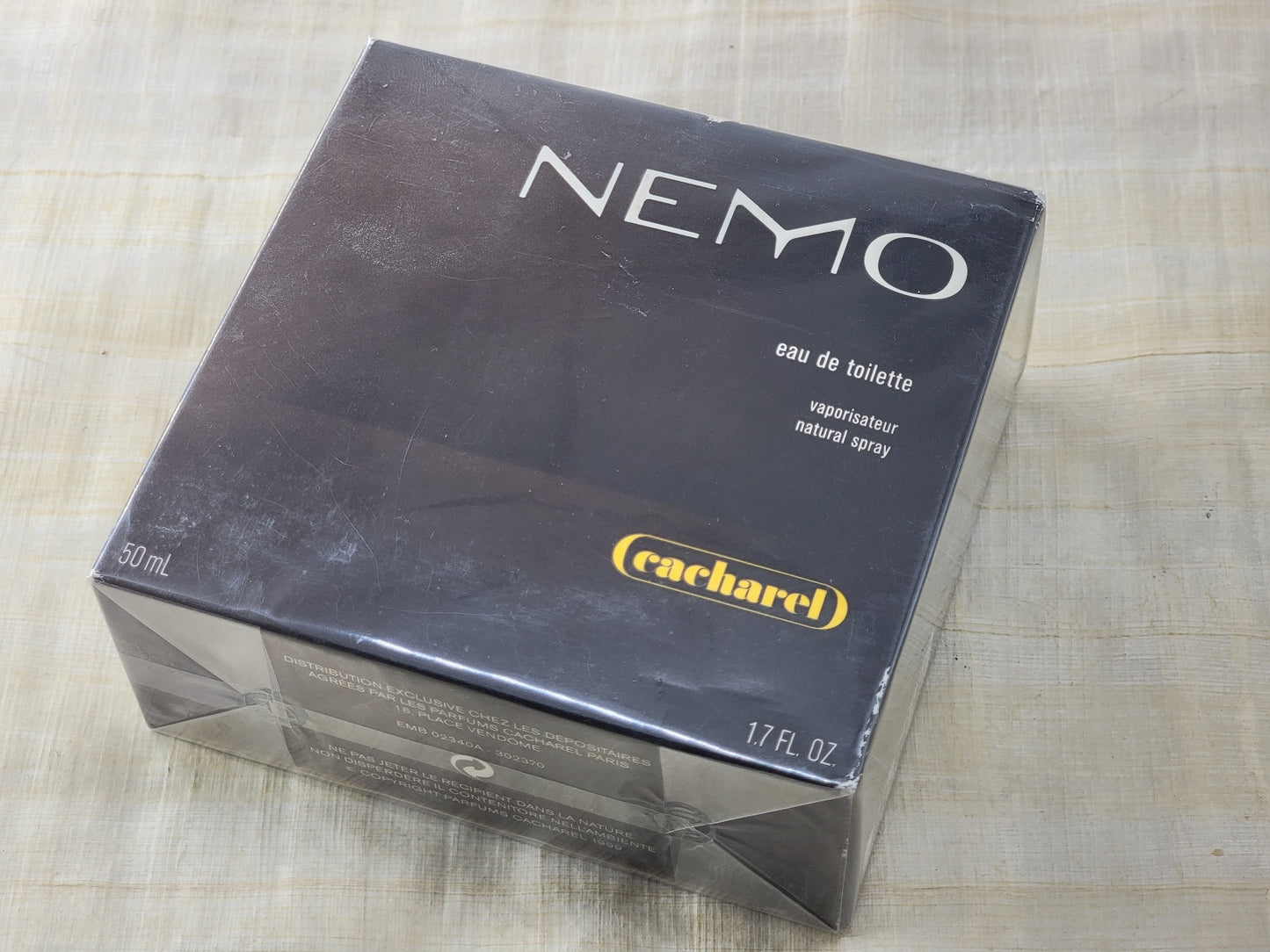 Cacharel Nemo for Men EDT Spray 100 ml 3.4 oz OR 50 ml 1.7 oz, Vintage, Rare, Sealed