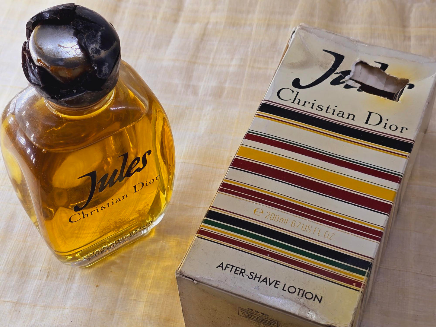 Jules By Christian Dior after shave Splash 200 ml 6.8 oz OR 50 ml 1.7 oz + Savon, Rare, Vintage
