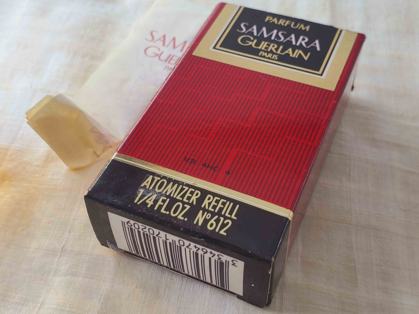 Samsara Guerlain (1989) for women Parfum Extrait Spray 7,5 ml 0,25 oz, Recharge, Vintage, Rare