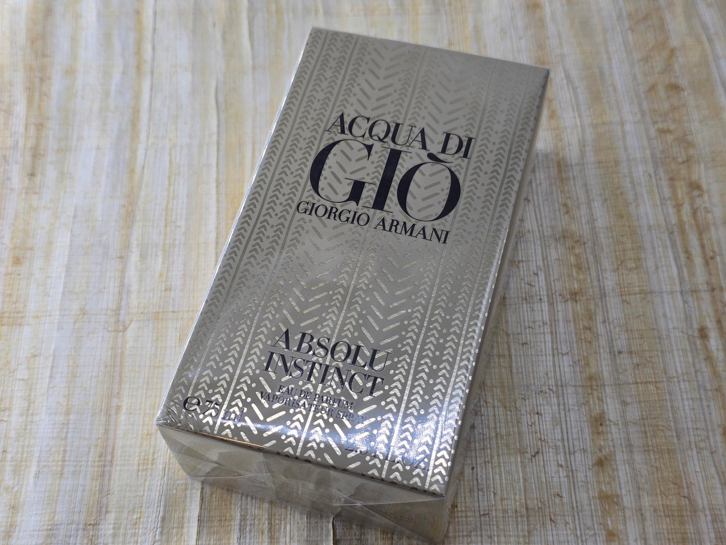 Acqua di Giò Absolu Instinct Giorgio Armani for men EDP Spray 75 ml 2.5 oz, Rare, Vintage, Sealed