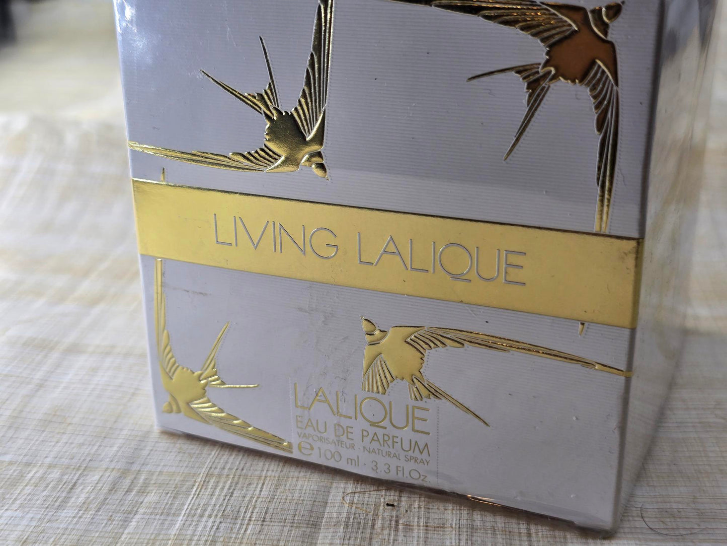 Living Lalique for women EDP Spray 100 ml 3.4 oz, Vintage, Rare, Sealed
